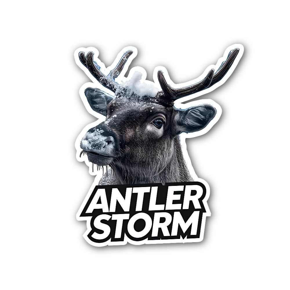 2 (Pieces) 3" and 5" Calm Collection Drop Sticker, Waterproof Vinyl Decals for Many Purpose Like Car