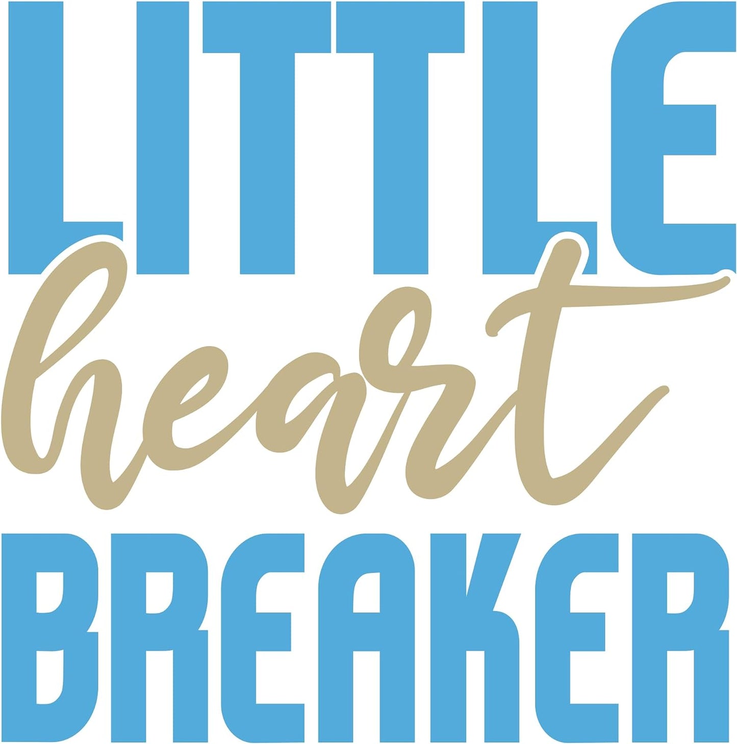 Inspirational Quote Little Heart Breaker Motivational Sticker Vinyl Decal Motivation Stickers- 5" Vinyl Sticker Waterproof