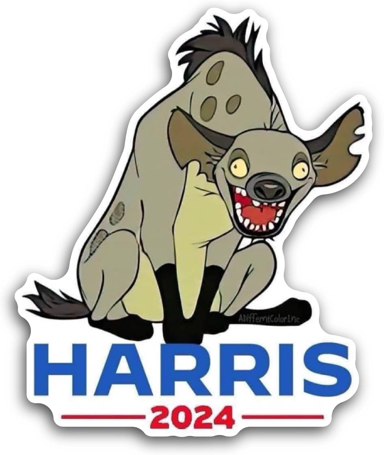 2 (Pieces) 3" and 5" Harris Sticker, Waterproof Vinyl Decals for Many Purpose Like Cars, Trucks, Laptops, Phones, Windows and More