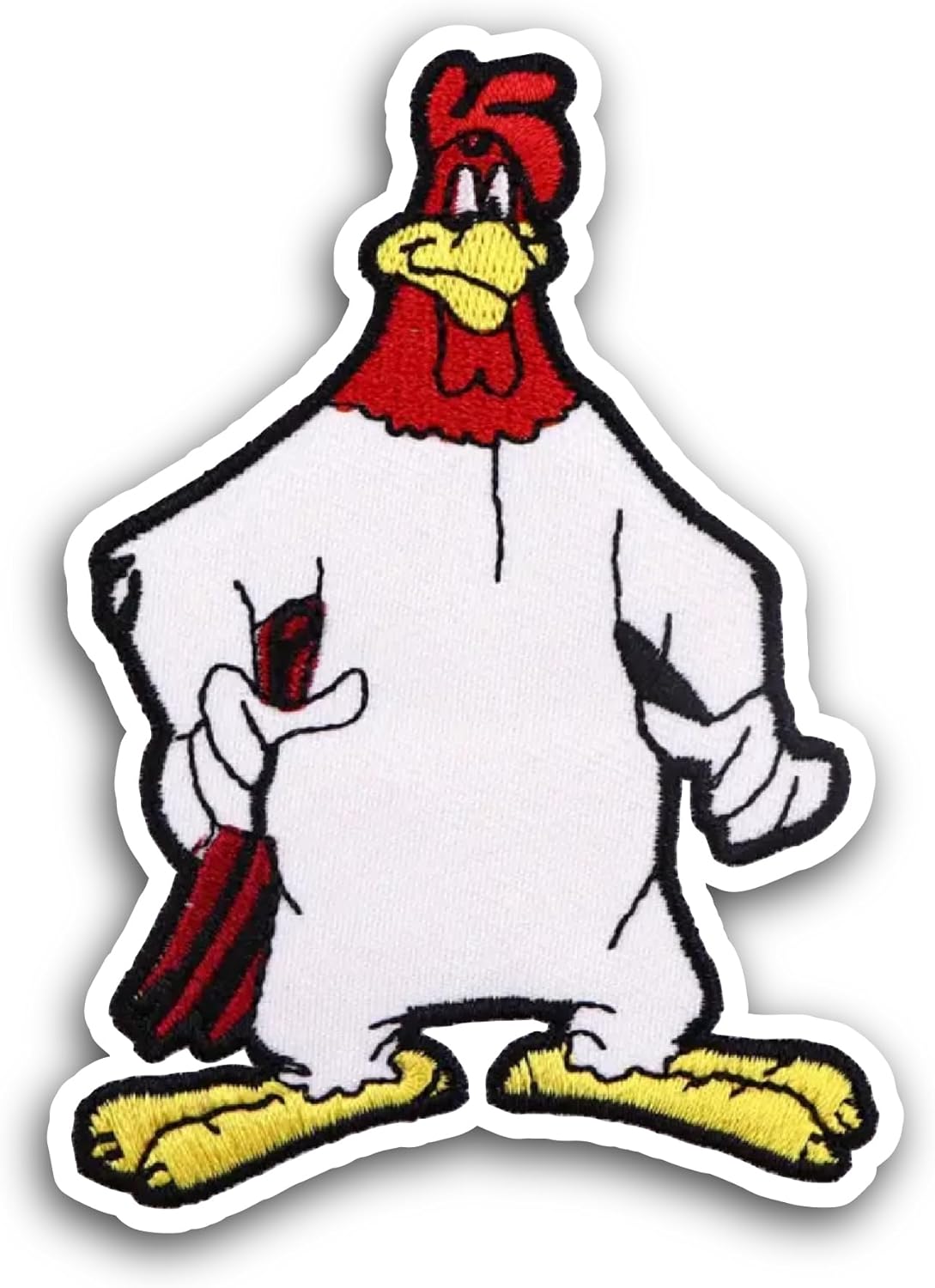 2 (Pieces) 3" and 5" Rooster Sticker, Waterproof Vinyl Decals for Many Purpose Like Cars, Trucks, Laptops, Phones, Windows and More