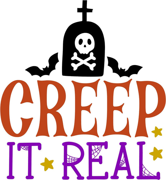 Inspirational Quote Creep It Real Motivational Sticker Vinyl Decal Motivation Stickers- 5" Vinyl Sticker Waterproof