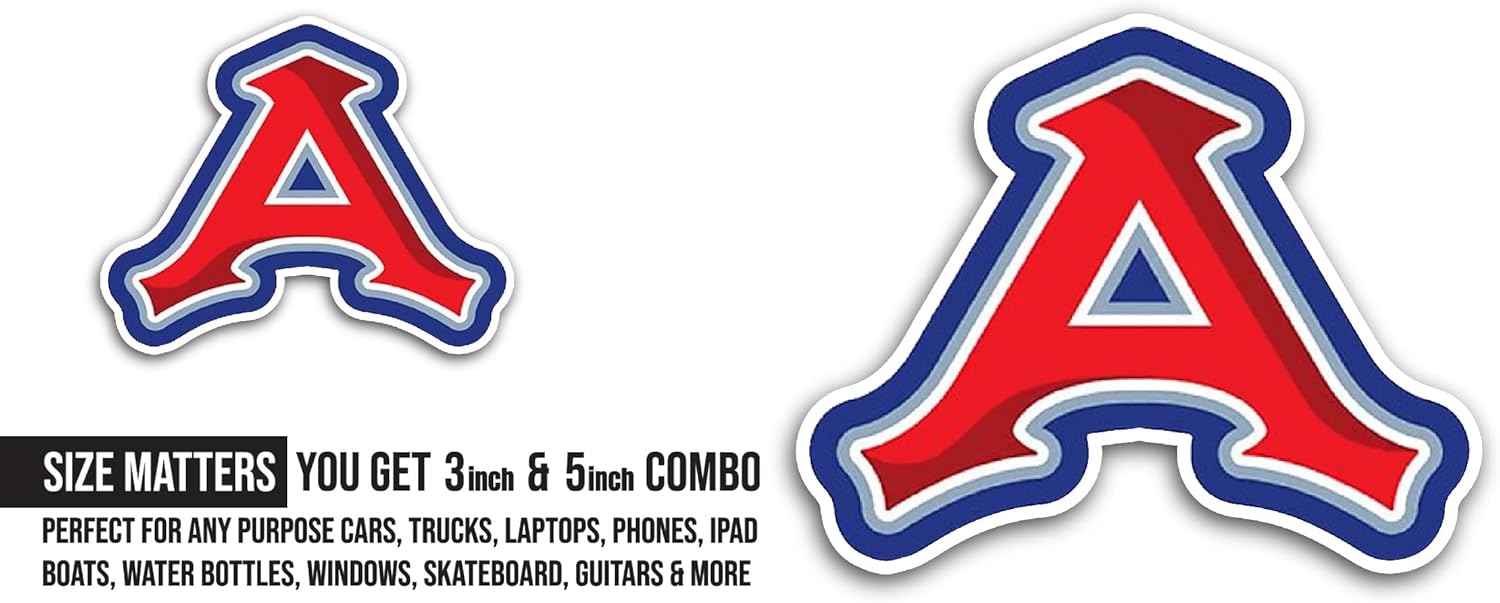 2 (Pieces) 3" and 5" Arcadia High Sch00l Logo Decal Sticker, Waterproof Vinyl Decals for Many Purpose Like Cars, Trucks, Laptops, Phones, Windows and More