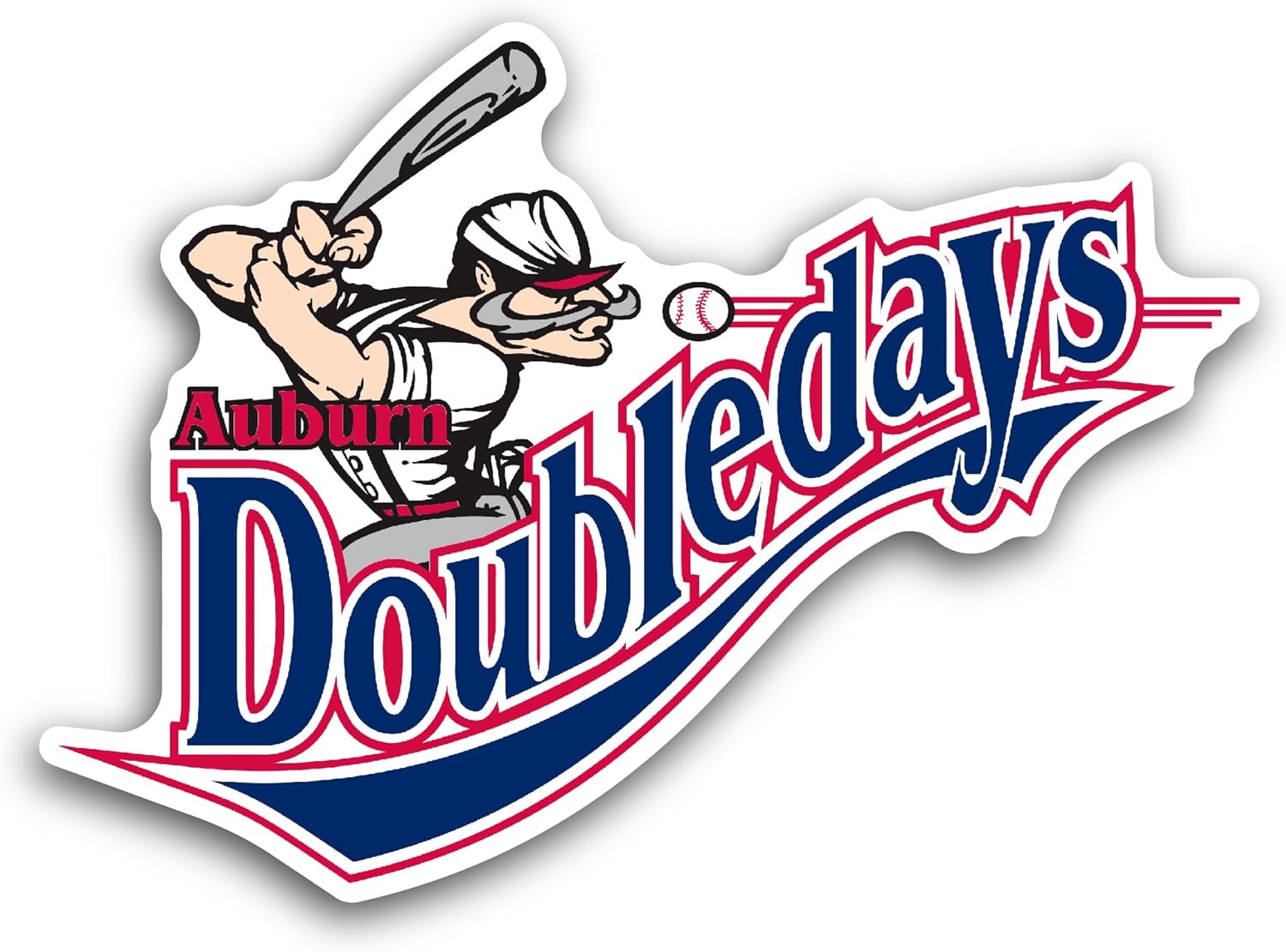 2 (Pieces) 3" and 5" Auburn D0ubledays Sticker, Waterproof Vinyl Decals for Many Purpose Like Cars, Trucks, Laptops, Phones, Windows and More