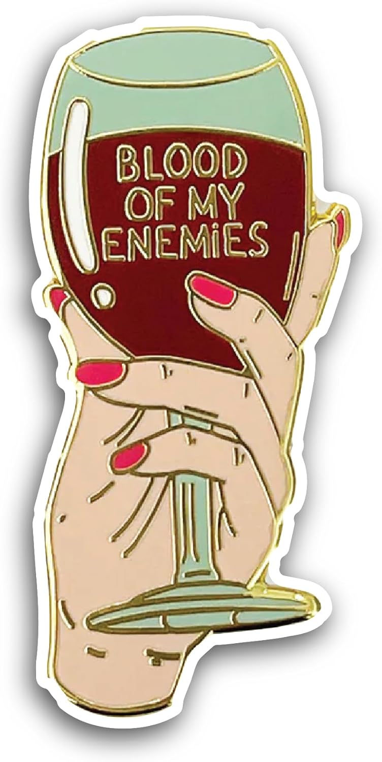2 (Pieces) 3" and 5" Blood of My Enemies Sticker, Waterproof Vinyl Decals for Many Purpose Like Cars, Trucks, Laptops, Phones, Windows and More