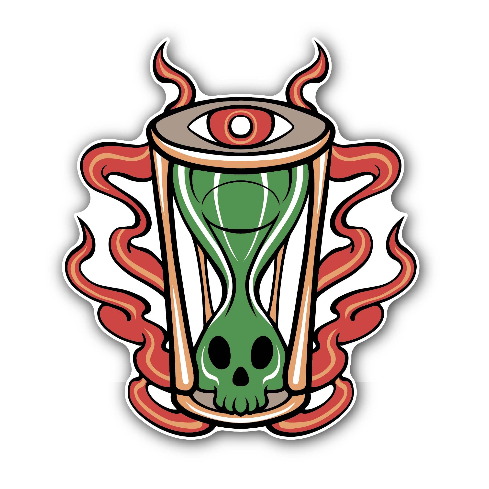 Nyctophile Message Sticker - 5" Vinyl Sticker Waterproof