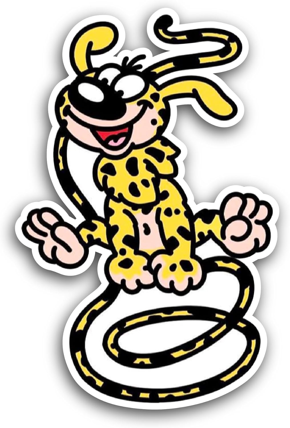 2 (Pieces) 3" and 5" Marsup1lami Sticker, Waterproof Vinyl Decals for Many Purpose Like Cars, Trucks, Laptops, Phones, Windows and More
