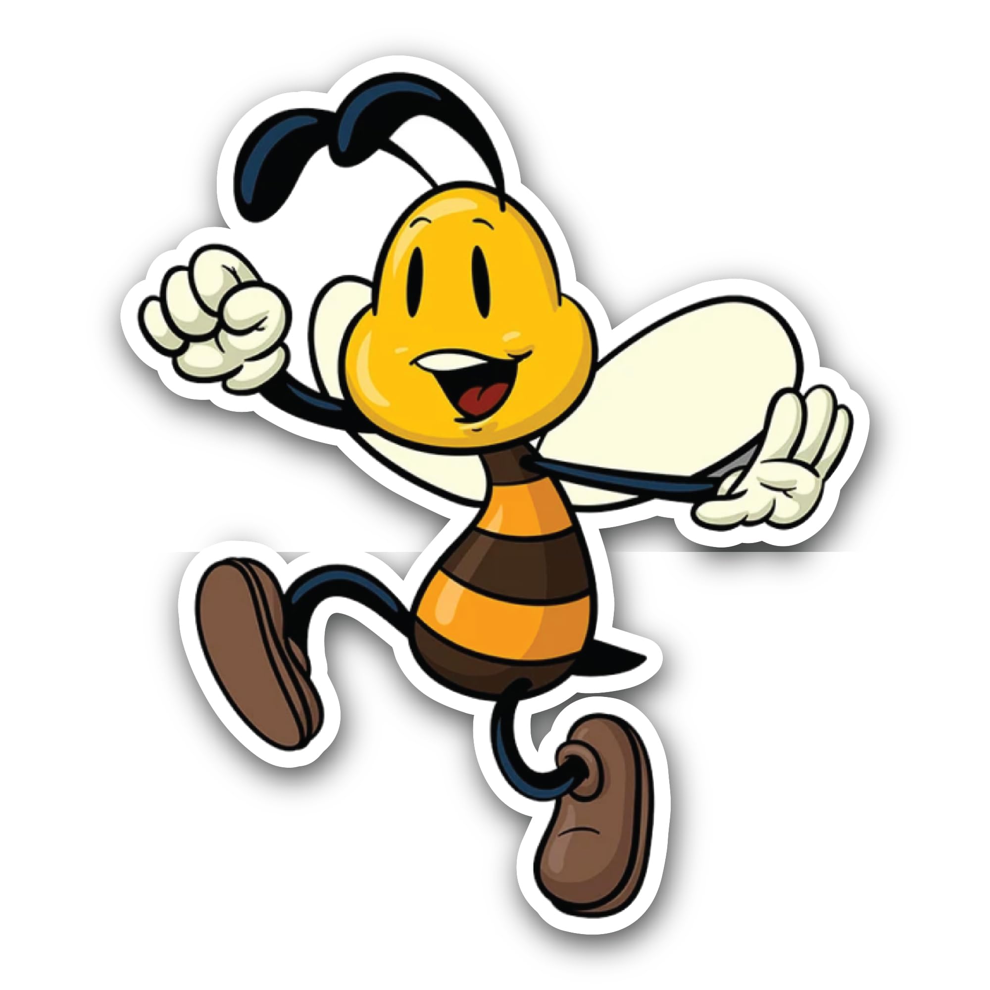 3 (Pieces) 1" 2" and 3" Blue M0nster Cartoon Truck Decal Sticker, Waterproof & Scratch Resistant for