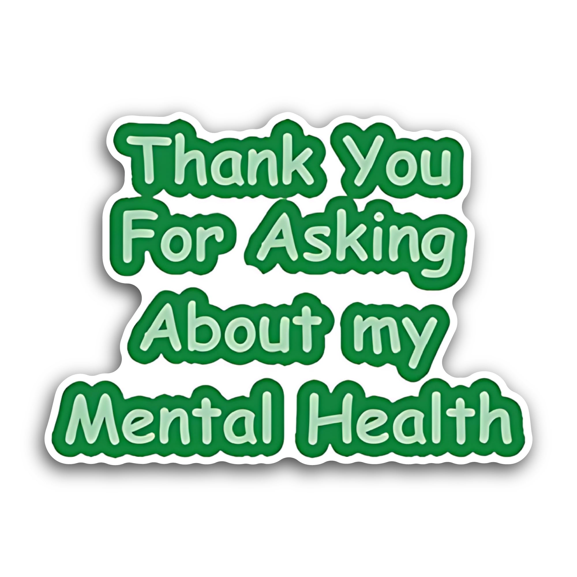 2 (Pieces) 3" and 5" Lovely Logo Sticker, Waterproof Vinyl Decals for Many Purpose Like Cars, Trucks