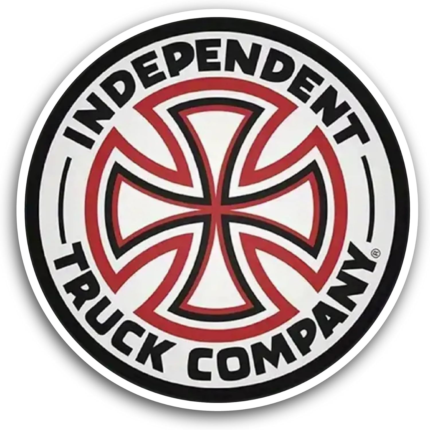 2 (Pieces) 3" and 5" Independent Truck Sticker, Waterproof Vinyl Decals for Many Purpose Like Cars, Trucks, Laptops, Phones, Windows and More