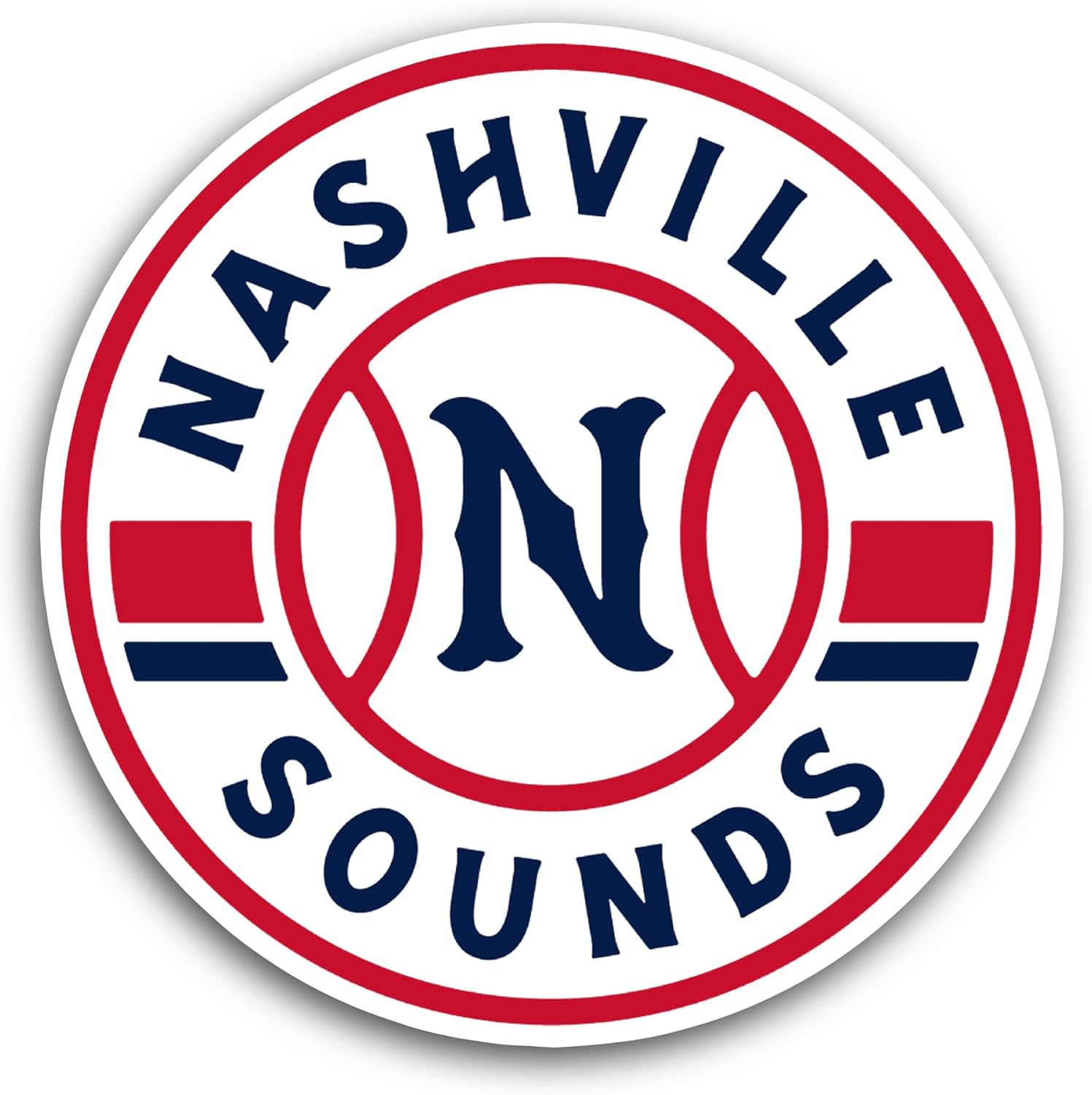 2 (Pieces) 3" and 5" Nashv1lle Sounds Decal Sticker, Waterproof Vinyl Decals for Many Purpose Like Cars, Trucks, Laptops, Phones, Windows and More