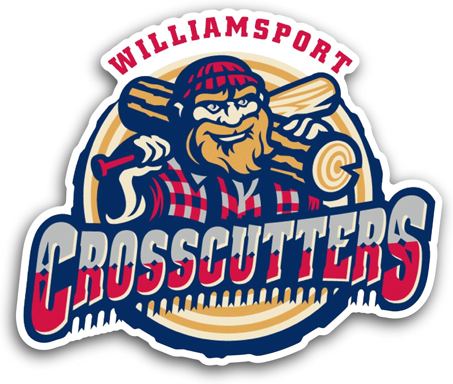 2 (Pieces) 3" and 5" Cr0sscutters Logo Sticker, Waterproof Vinyl Decals for Many Purpose Like Cars, Trucks, Laptops, Phones, Windows and More