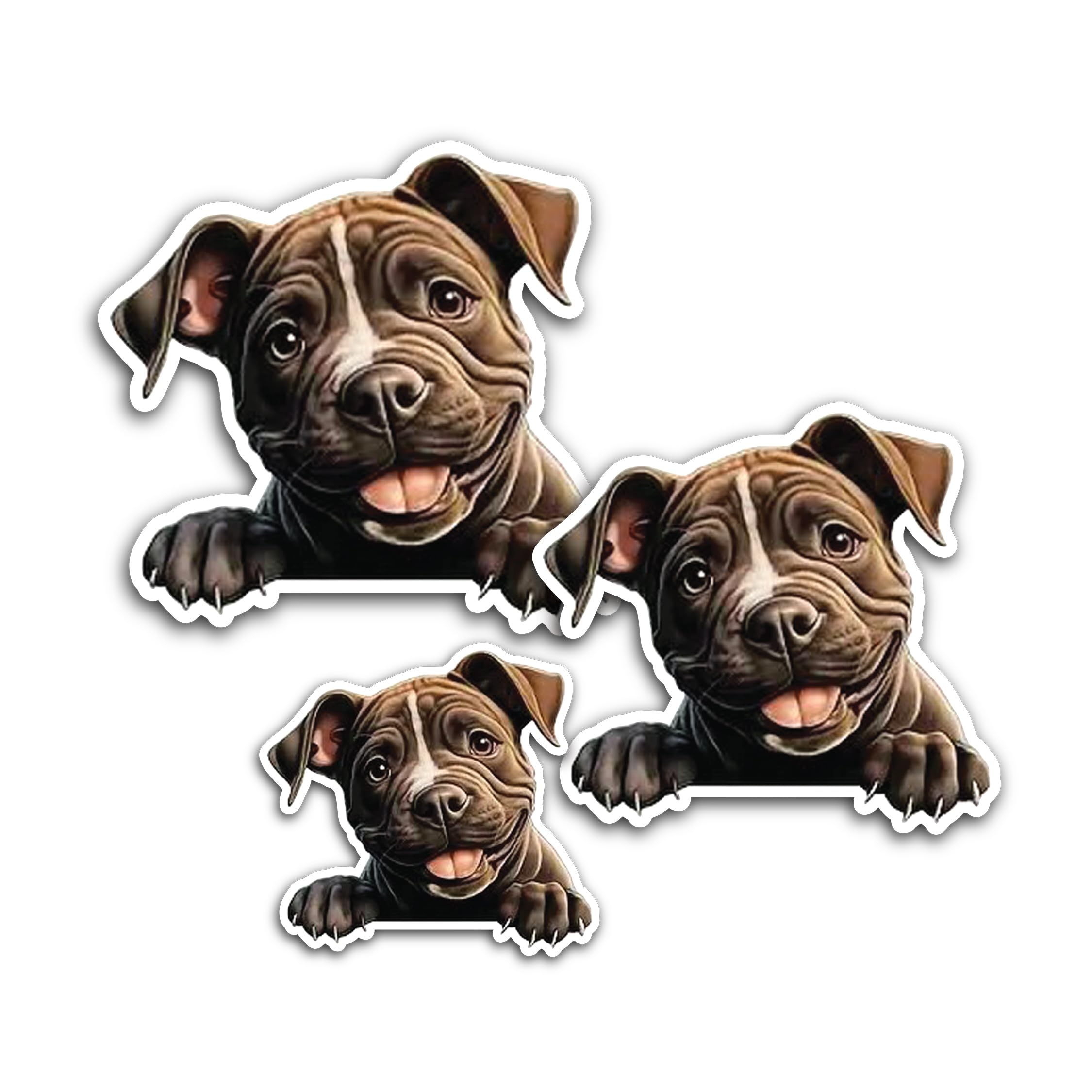 2 (Pieces) 3" and 5" Built on Benefits Sticker, Waterproof Vinyl Decals for Many Purpose Like Cars, 