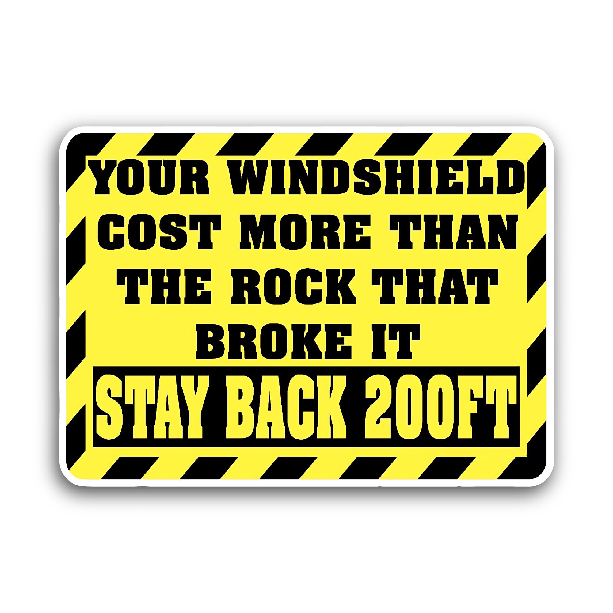 2 (Pieces) 3" and 5" M0nster Sticker, Waterproof Vinyl Decals for Many Purpose Like Cars, Trucks, La