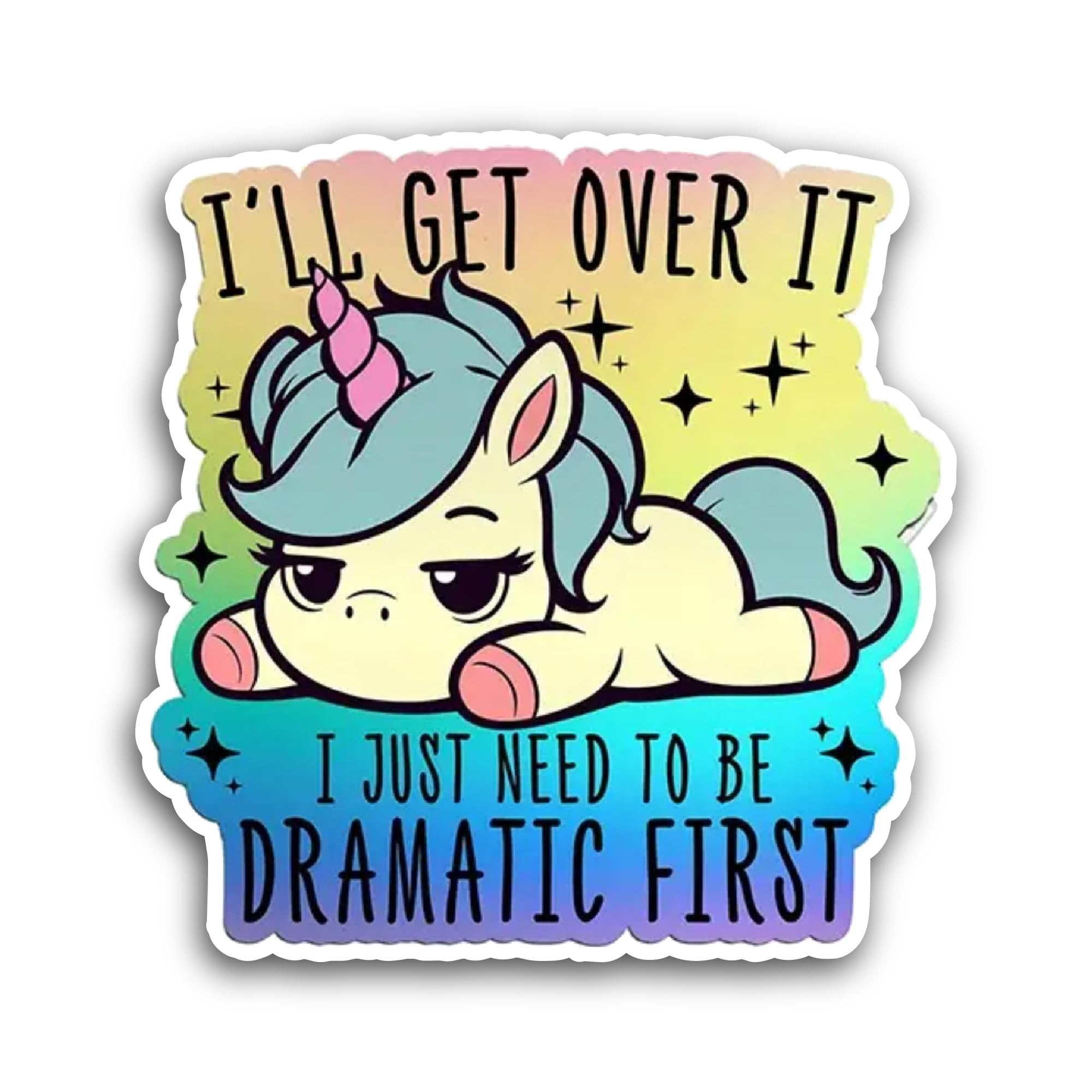 2 (Pieces) 3" and 5" Layered & Lovely Sticker, Waterproof Vinyl Decals for Many Purpose Like Cars, T