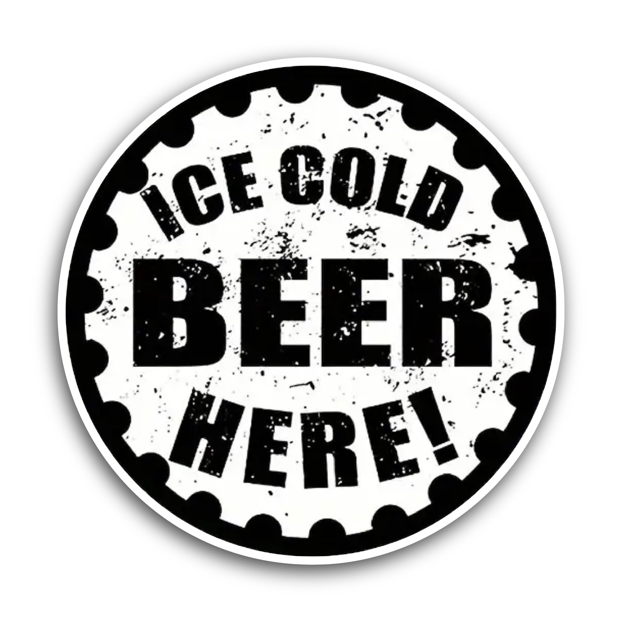 2 (Pieces) 3" and 5" Santa's Helper Look Sticker, Waterproof Vinyl Decals for Many Purpose Like Cars