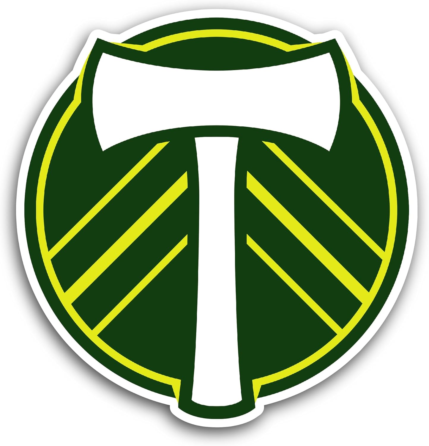 2 (Pieces) 3" and 5" Portland Timb3rs Sticker, Waterproof Vinyl Decals for Many Purpose Like Cars, Trucks, Laptops, Phones, Windows and More