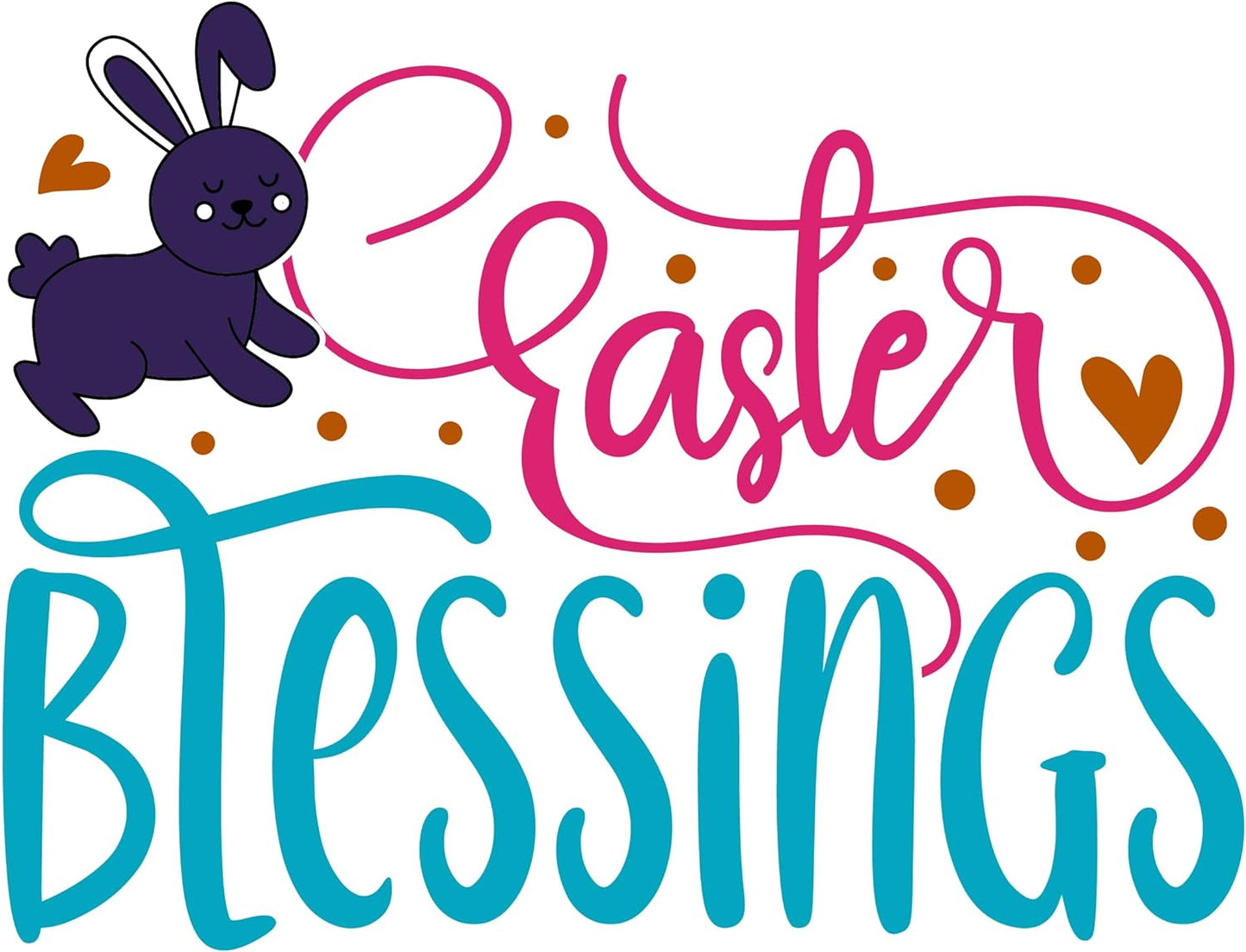 Inspirational Quote "Easter Blessings" Motivational Sticker Vinyl Decal Motivation Stickers- 5" Vinyl Sticker Waterproof