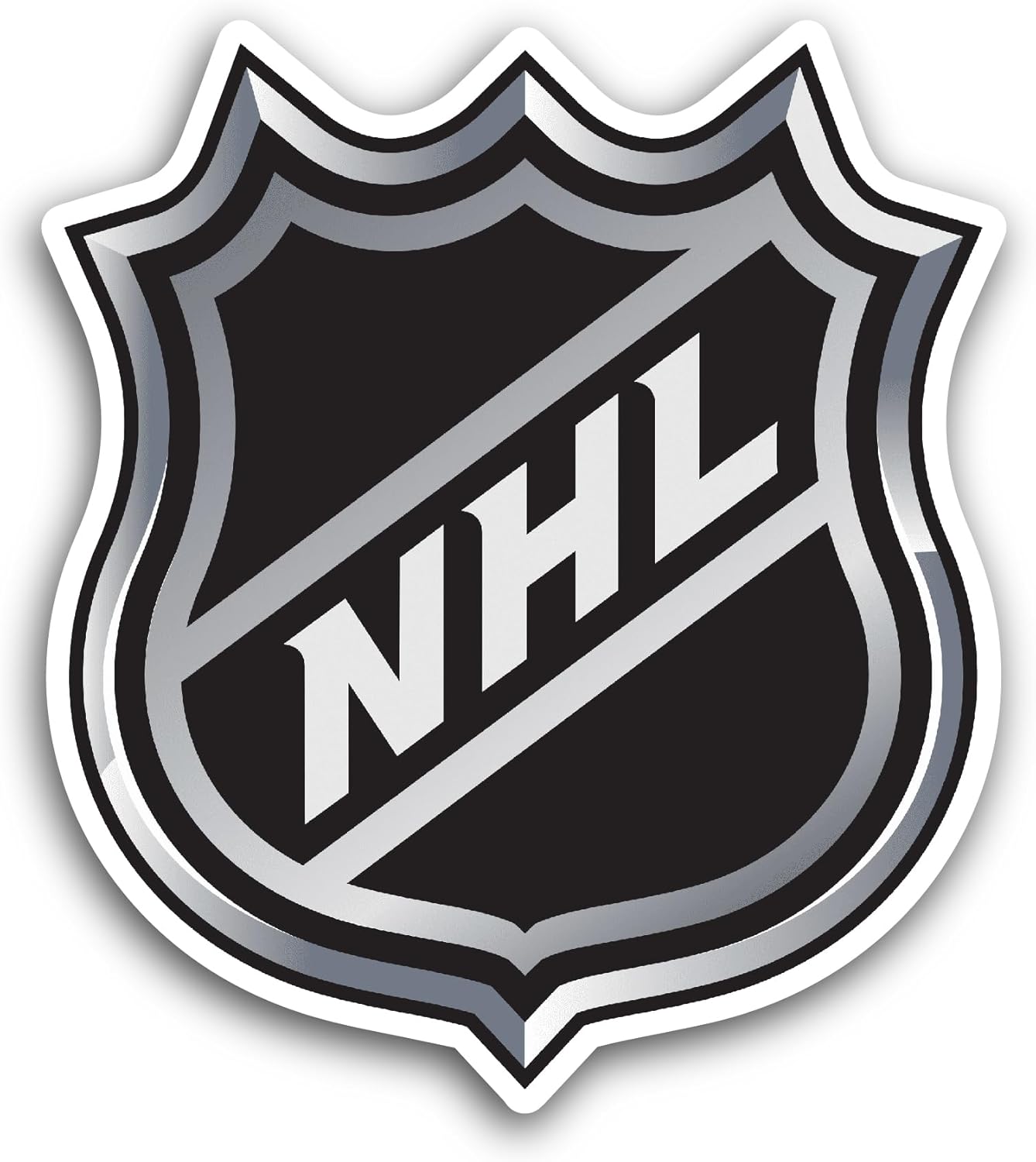 2 (Pieces) 3" and 5" National H0ckey League Sticker, Waterproof Vinyl Decals for Many Purpose Like Cars, Trucks, Laptops, Phones, Windows and More