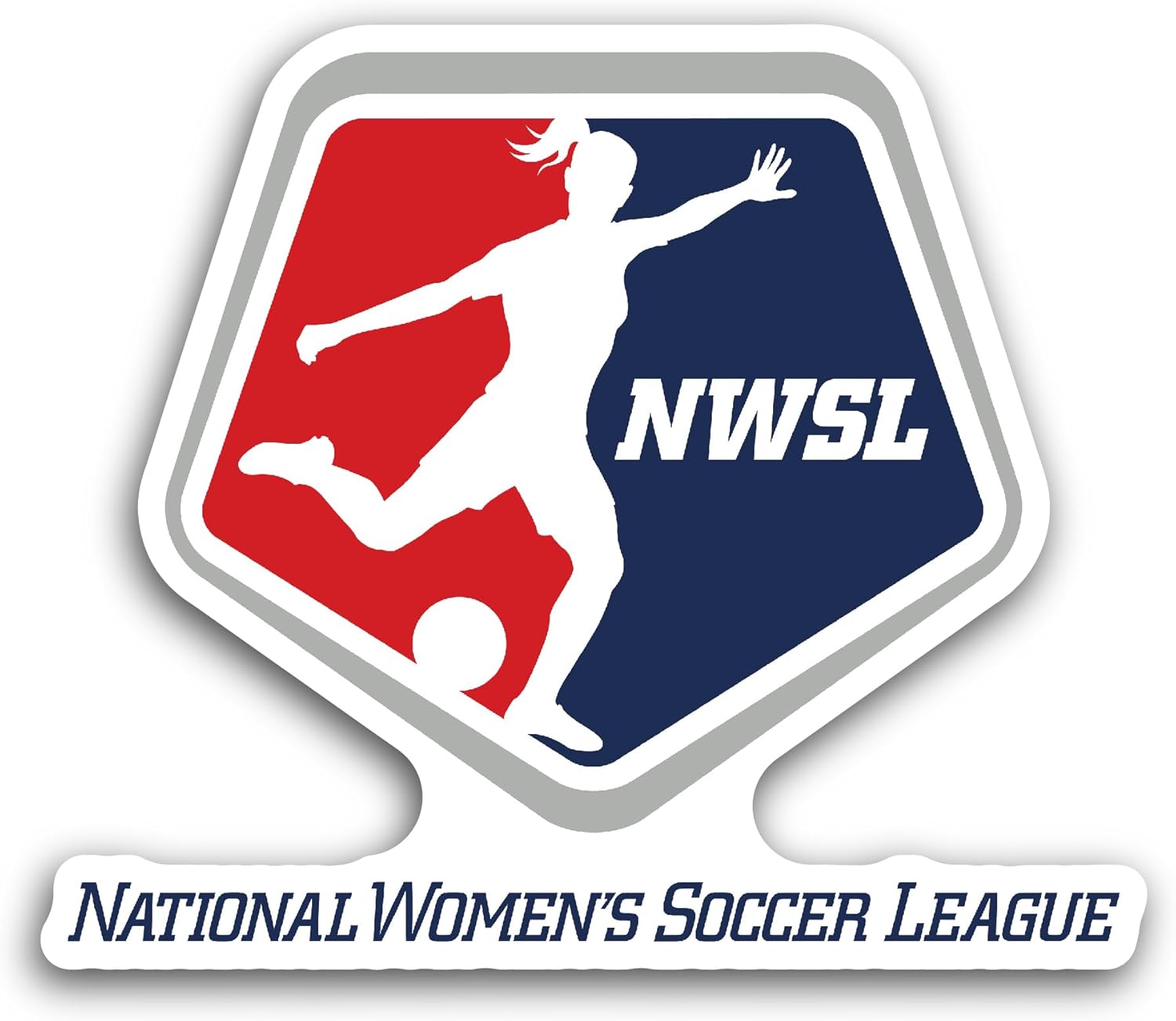 2 (Pieces) 3" and 5" National Women’s S0ccer League Sticker, Waterproof Vinyl Decals for Many Purpose Like Cars, Trucks, Laptops, Phones, Windows and More