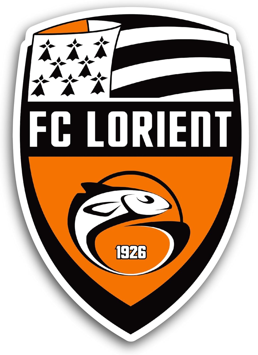 2 (Pieces) 3" and 5" FC L0rient Sticker, Waterproof Vinyl Decals for Many Purpose Like Cars, Trucks, Laptops, Phones, Windows and More