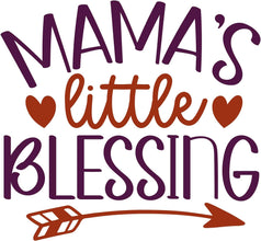 Inspirational Quote Mama's Little Blessing Beautiful Style Motivational Sticker Vinyl Decal Motivation Stickers- 5