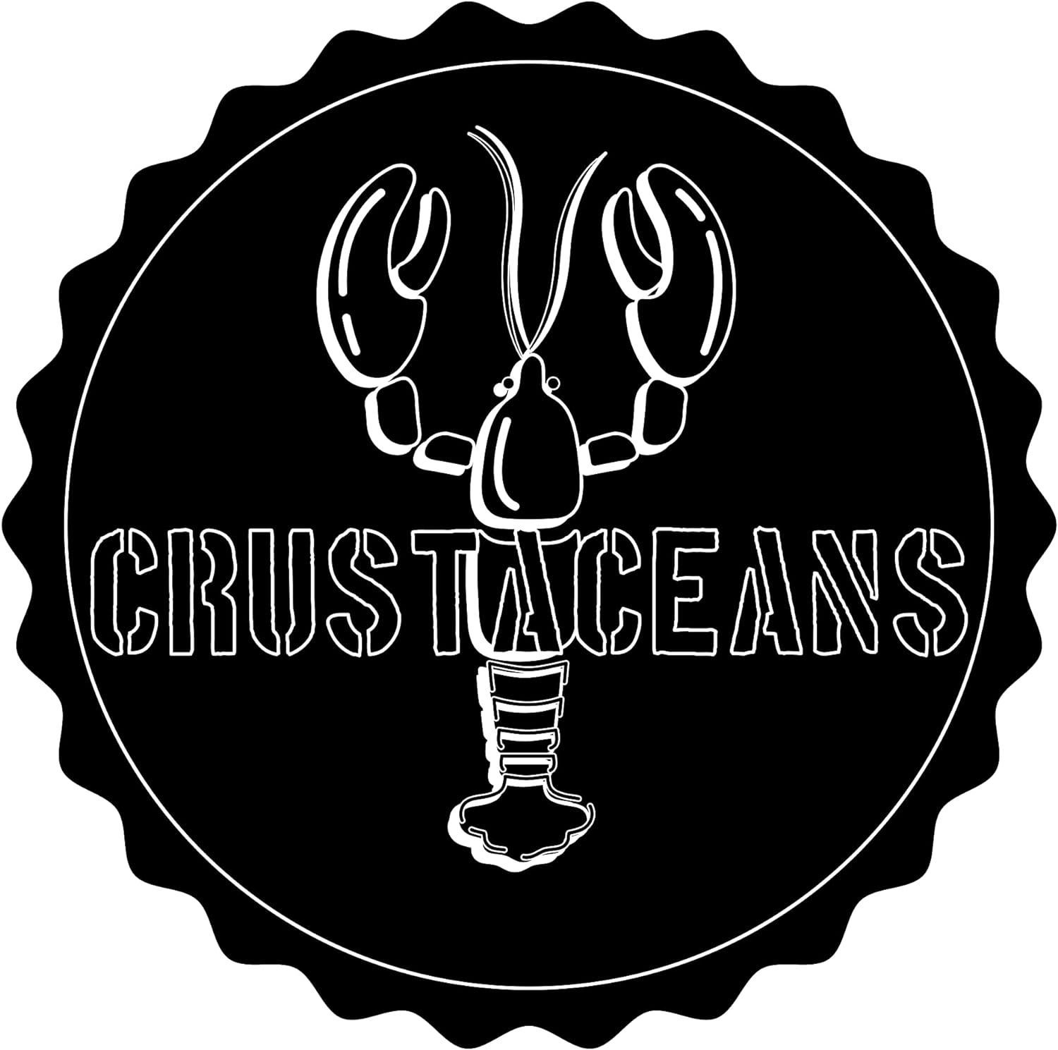 Inspirational Quote Crustaceans, Motivational Sticker - Vinyl Decal Motivation Stickers- 5" Vinyl Sticker Waterproof