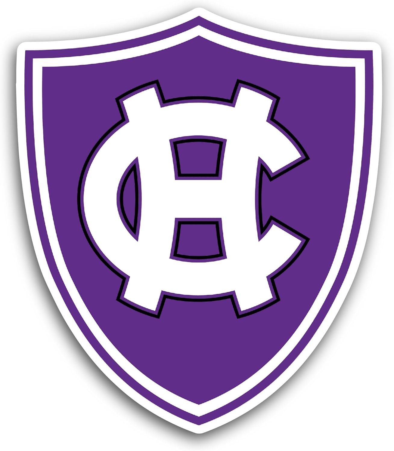 2 (Pieces) 3" and 5" Holy Cr0ss Crusaders Sticker, Waterproof Vinyl Decals for Many Purpose Like Cars, Trucks, Laptops, Phones, Windows and More