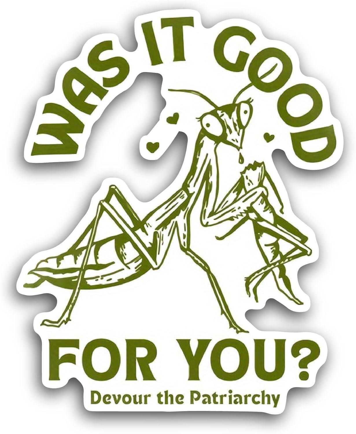 2 (Pieces) 3" and 5" was It Good for You Sticker, Waterproof Vinyl Decals for Many Purpose Like Cars, Trucks, Laptops, Phones, Windows and More