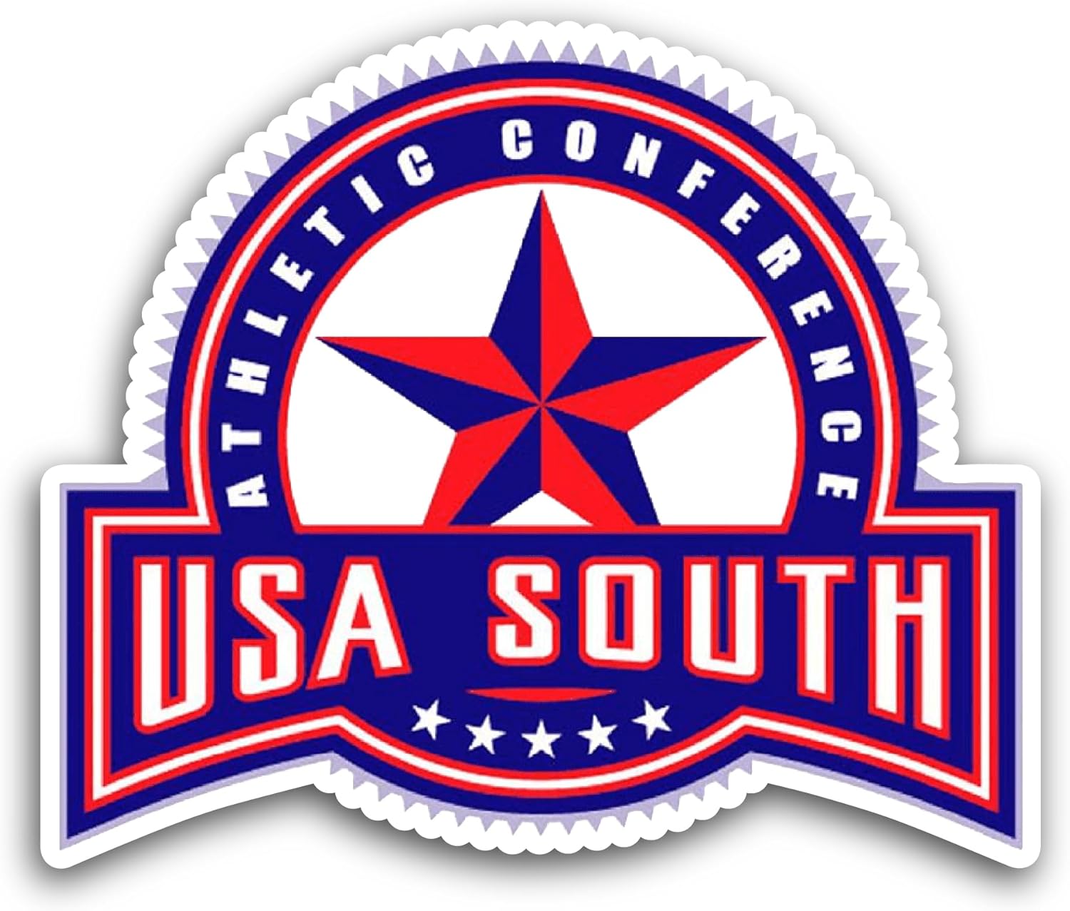 2 (Pieces) 3" and 5" USA S0uth Sticker, Waterproof Vinyl Decals for Many Purpose Like Cars, Trucks, Laptops, Phones, Windows and More