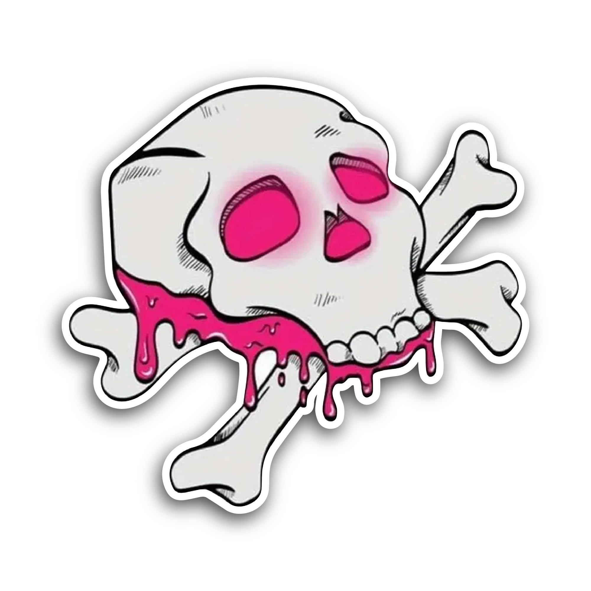 2 (Pieces) 3" and 5" Midnight DELIVERY Sticker, Waterproof Vinyl Decals for Many Purpose Like Cars, 