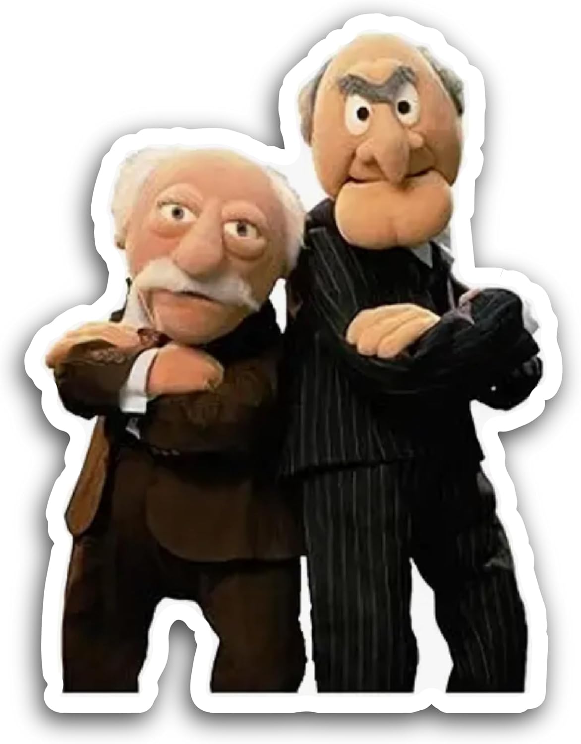 2 (Pieces) 3" and 5" Muppets Characters Sticker, Waterproof Vinyl Decals for Many Purpose Like Cars, Trucks, Laptops, Phones, Windows and More