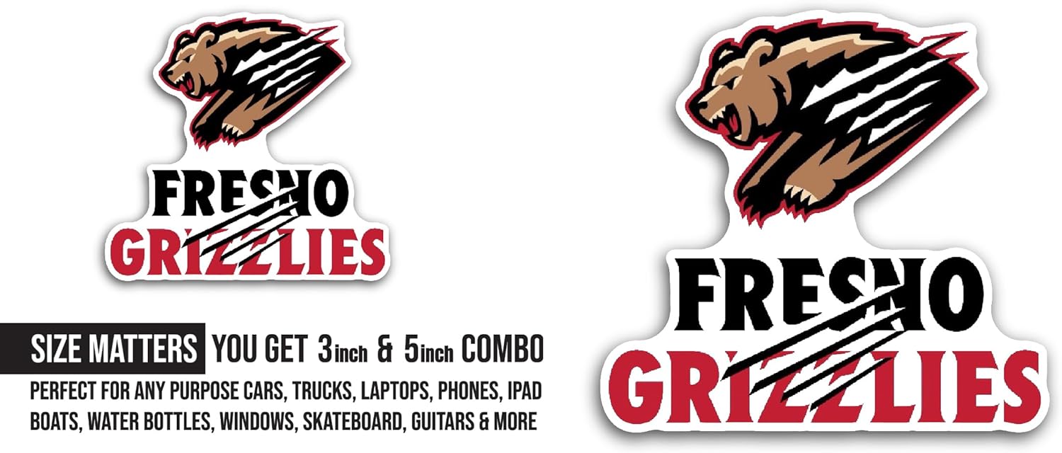 2 (Pieces) 3" and 5" Fresn0 Logo Decal Sticker, Waterproof Vinyl Decals for Many Purpose Like Cars, Trucks, Laptops, Phones, Windows and More