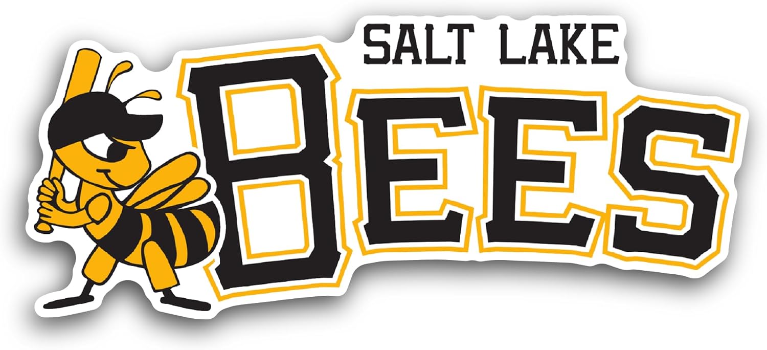 2 (Pieces) 3" and 5" Salt Lake B33s Logo Sticker, Waterproof Vinyl Decals for Many Purpose Like Cars, Trucks, Laptops, Phones, Windows and More