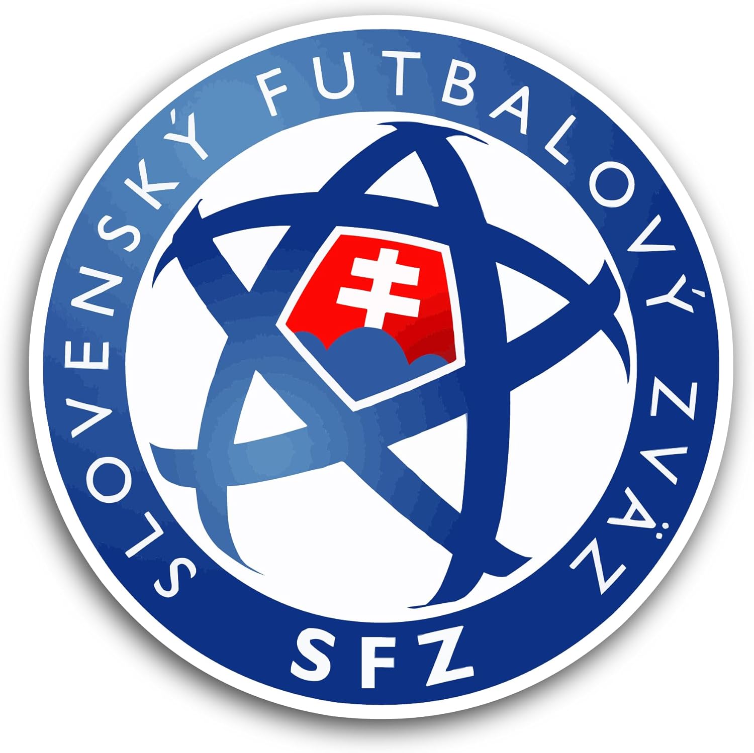 2 (Pieces) 3" and 5" Sl0vakia Nati0nal Football Team Sticker, Waterproof Vinyl Decals for Many Purpose Like Cars, Trucks, Laptops, Phones, Windows and More