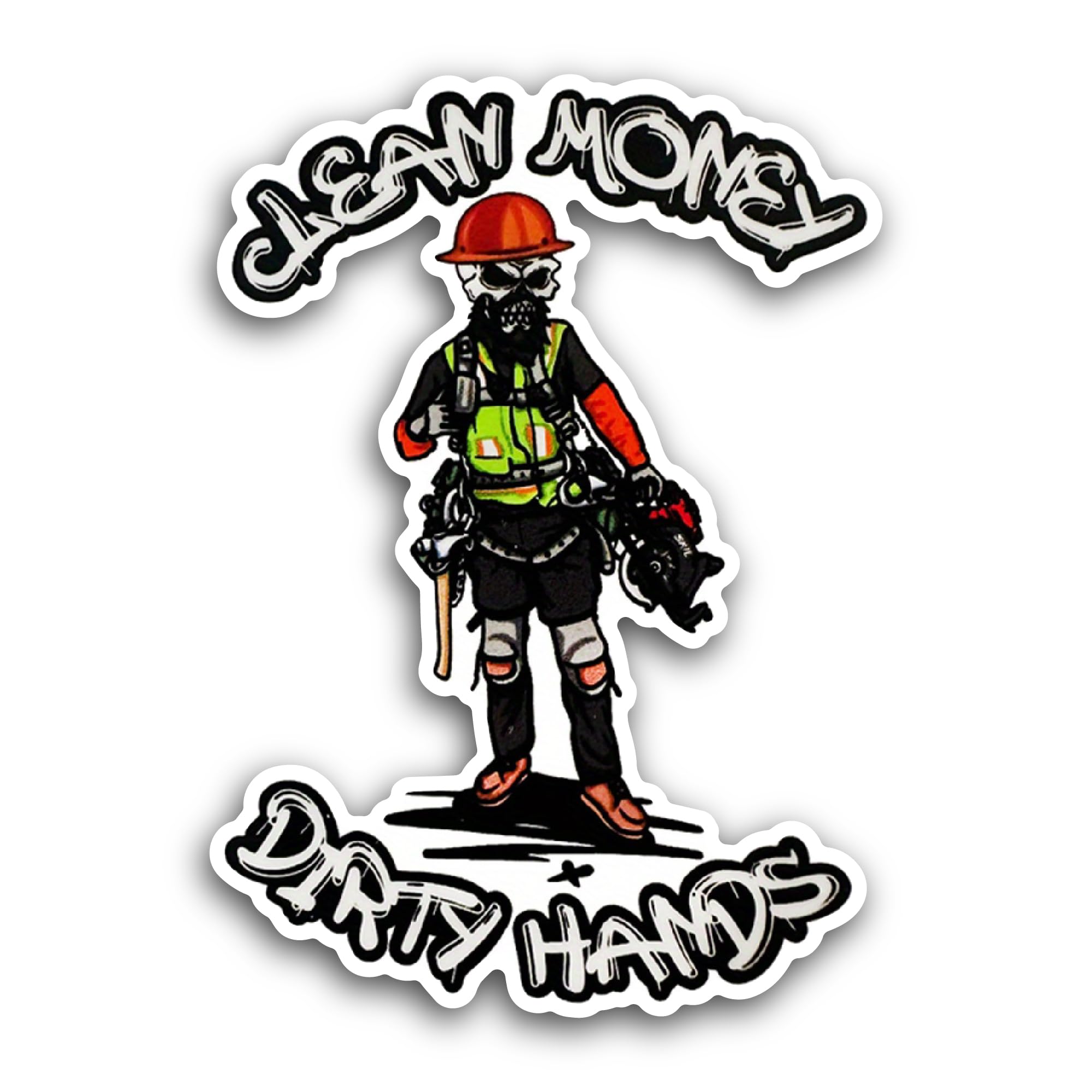 2 (Pieces) 3" and 5" Halloween Spooky House Sticker, Waterproof Vinyl Decals for Many Purpose Like C