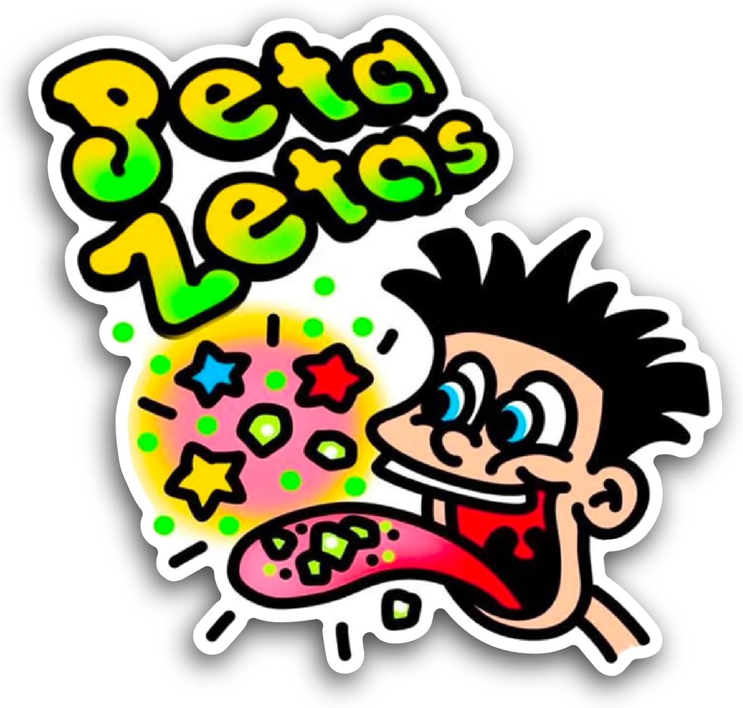 2 (Pieces) 3" and 5" Peta Z3tas Sticker, Waterproof Vinyl Decals for Many Purpose Like Cars, Trucks, Laptops, Phones, Windows and More