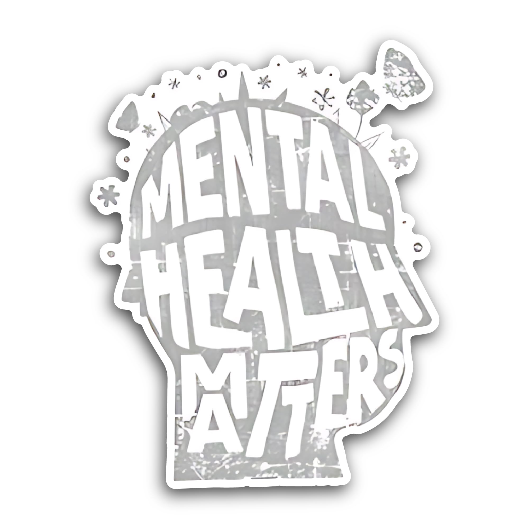 2 (Pieces) 3" and 5" Cartoon-Style Monster Sticker, Waterproof Vinyl Decals for Many Purpose Like Ca