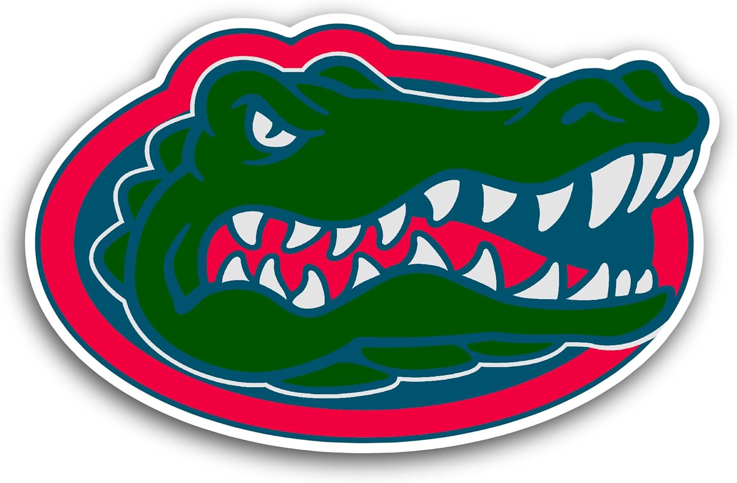 2 (Pieces) 3" and 5" Fl0rida Gators Sticker, Waterproof Vinyl Decals for Many Purpose Like Cars, Trucks, Laptops, Phones, Windows and More