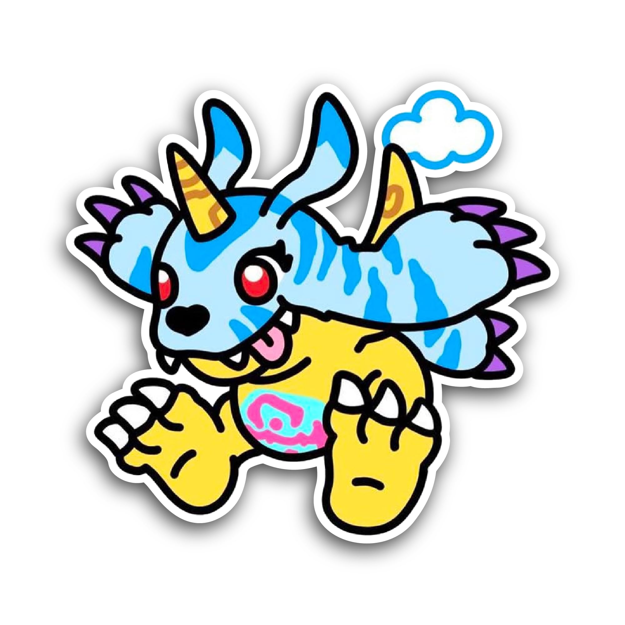 2 (Pieces) 3" and 5" Holiday Travel Tag Sticker, Waterproof Vinyl Decals for Many Purpose Like Cars,