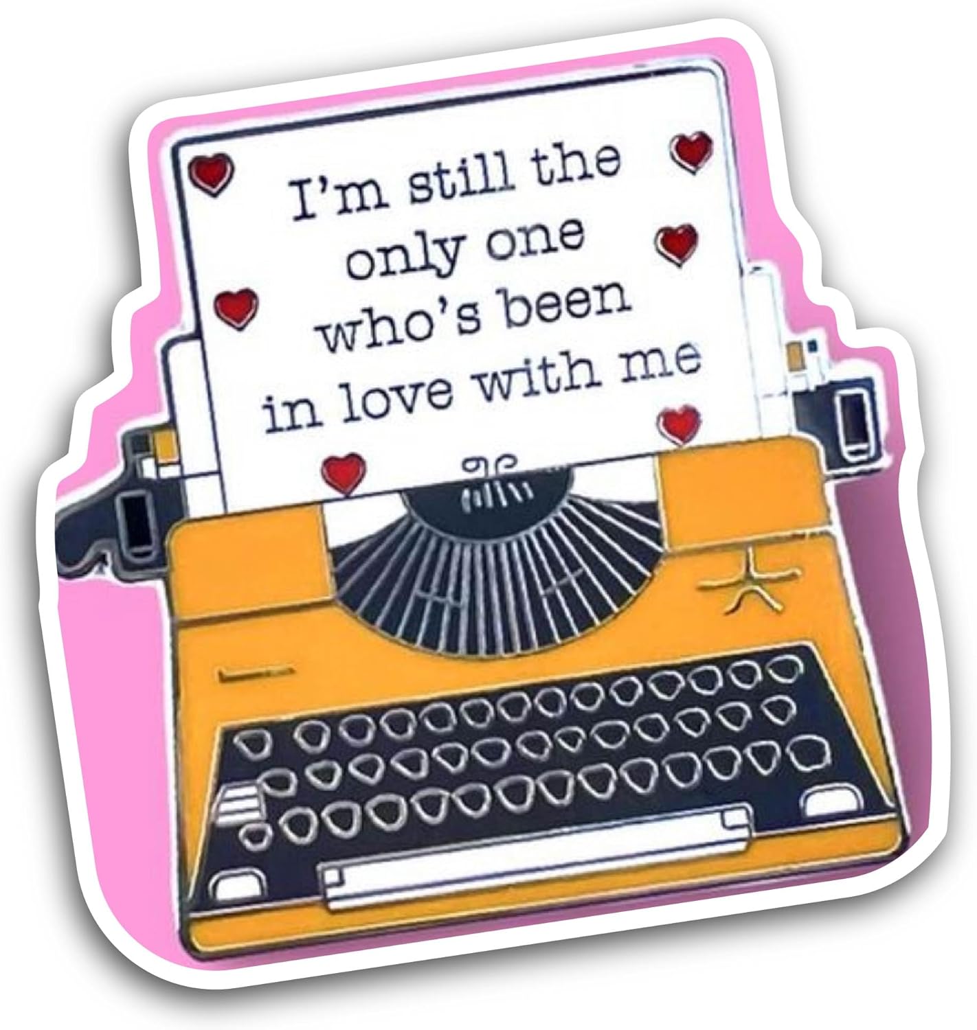 2 (Pieces) 3" and 5" I'm Still The Only One Sticker, Waterproof Vinyl Decals for Many Purpose Like Cars, Trucks, Laptops, Phones, Windows and More