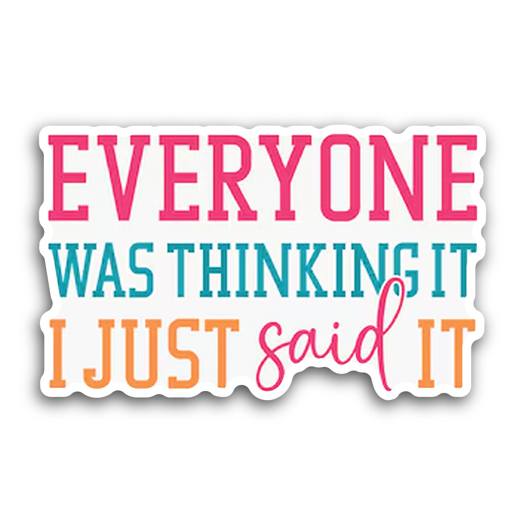 2 (Pieces) 2" and 3" MC Logo Sticker, Waterproof Vinyl Decals for Many Purpose Like Cars, Trucks, La
