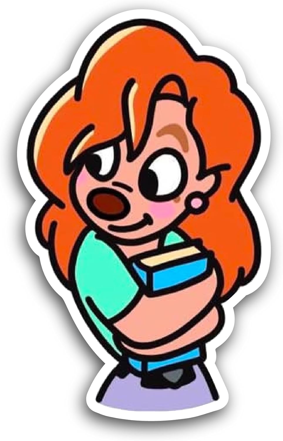 2 (Pieces) 3" and 5" G00fy R0xanne Sticker, Waterproof Vinyl Decals for Many Purpose Like Cars, Trucks, Laptops, Phones, Windows and More