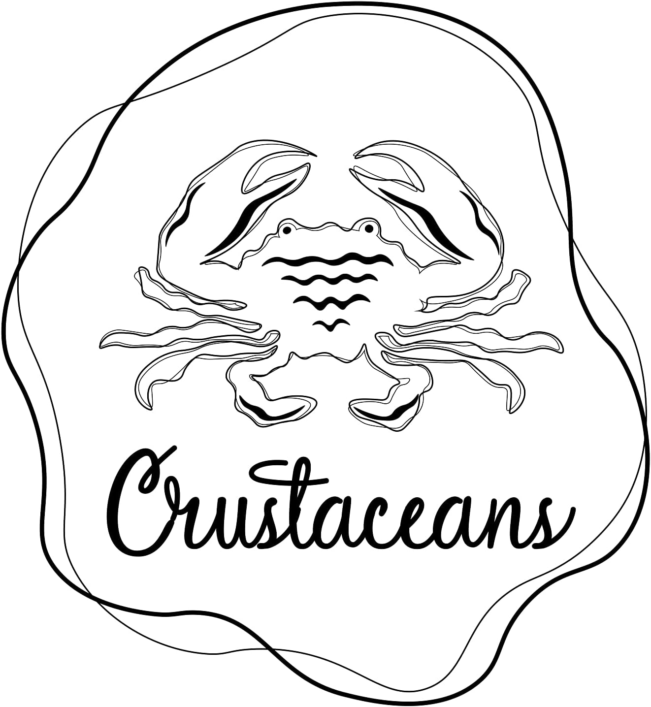 Inspirational Quote Crusrtaceans Motivational Sticker Vinyl Decal Motivation Stickers- 5" Vinyl Sticker Waterproof