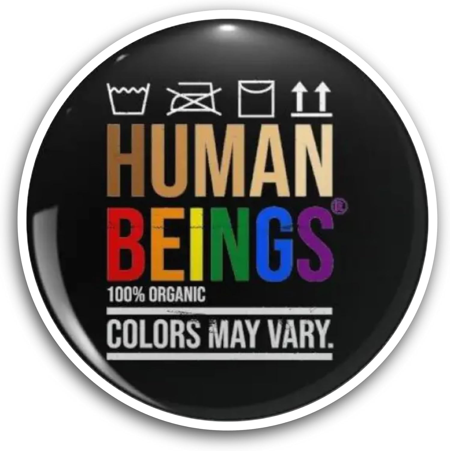 2 (Pieces) 3" and 5" Human Beings Sticker, Waterproof Vinyl Decals for Many Purpose Like Cars, Trucks, Laptops, Phones, Windows and More