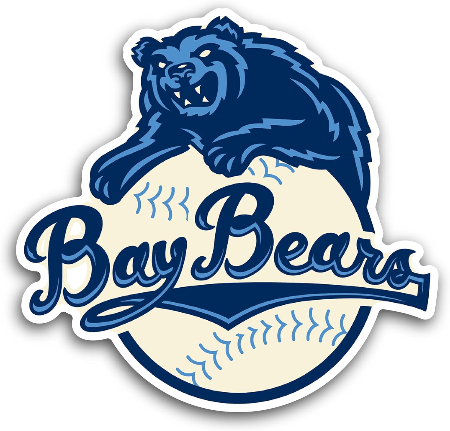 2 (Pieces) 3" and 5" B@y Bears Decal Sticker, Waterproof Vinyl Decals for Many Purpose Like Cars, Trucks, Laptops, Phones, Windows and More