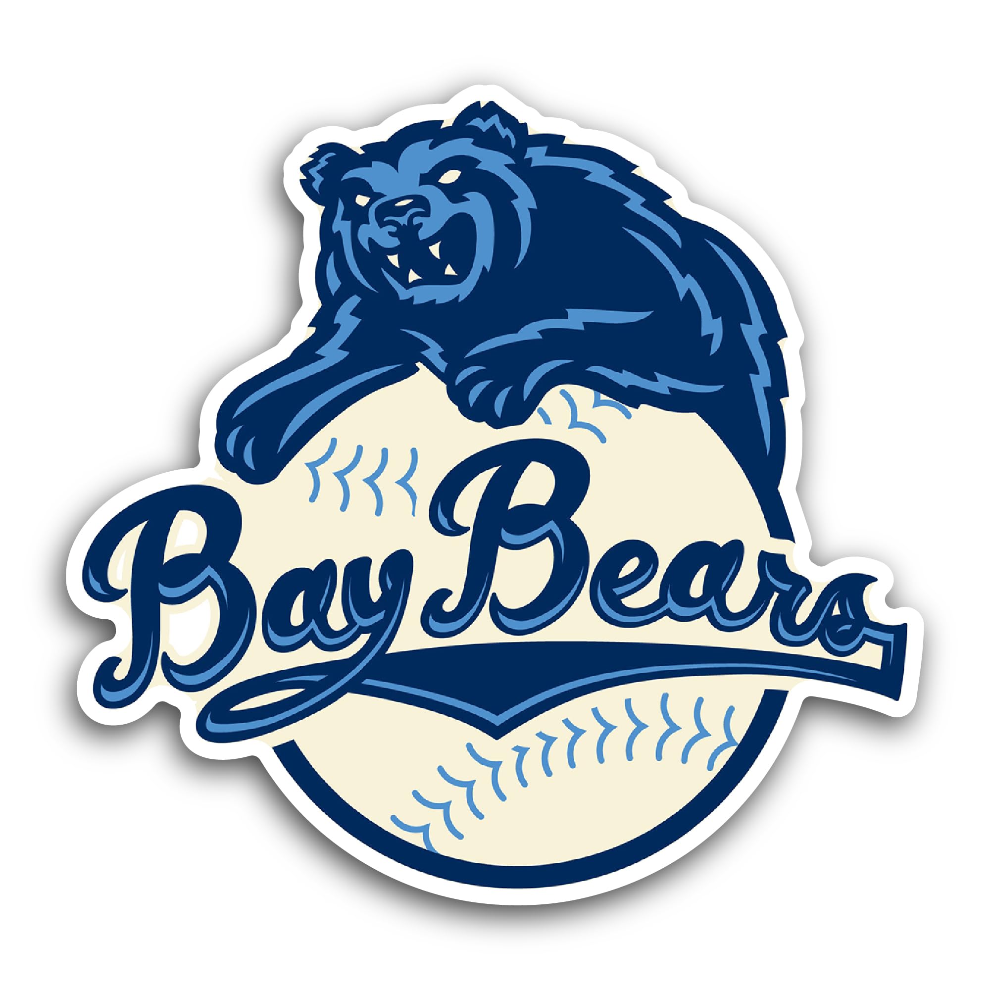 2 (Pieces) 3" and 5" Ganster Baby Face Sticker, Waterproof Vinyl Decals for Many Purpose Like Cars, 