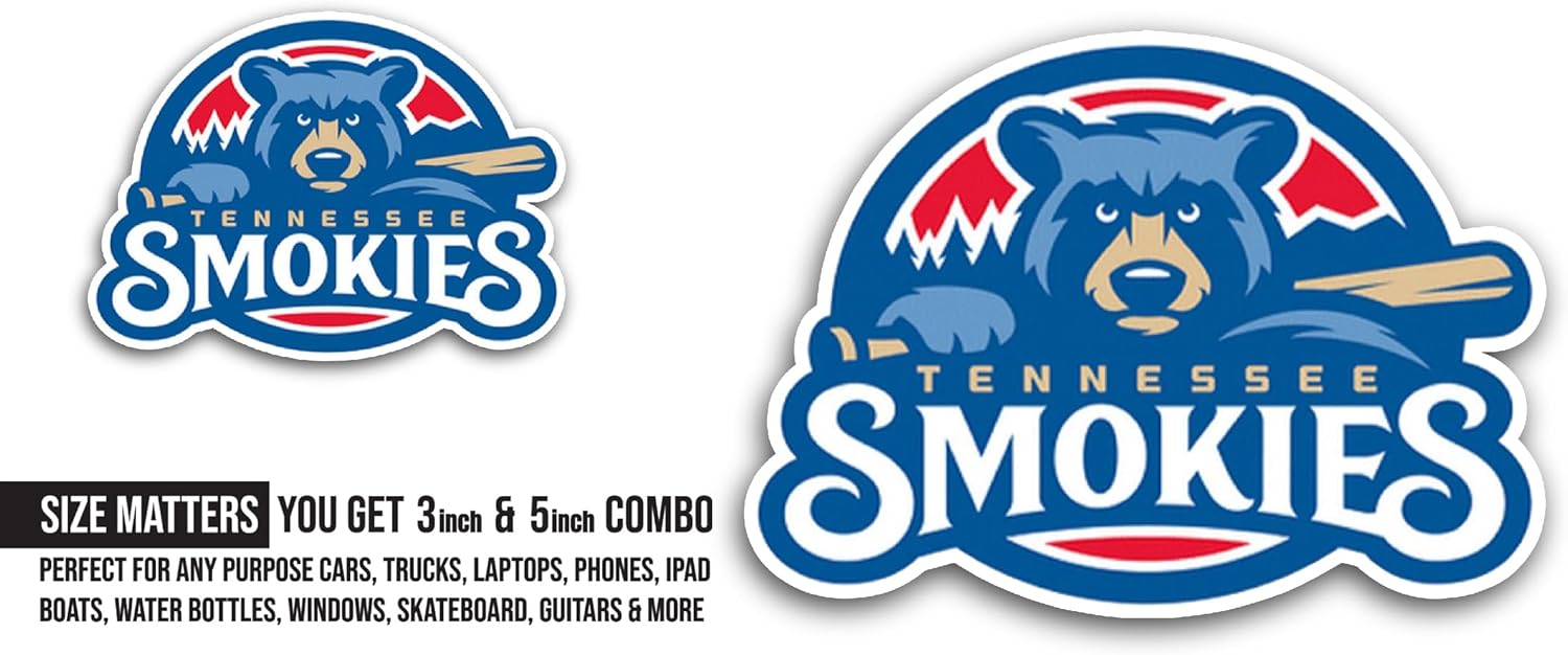 2 (Pieces) 3" and 5" Sm0kies Logo Sticker, Waterproof Vinyl Decals for Many Purpose Like Cars, Trucks, Laptops, Phones, Windows and More