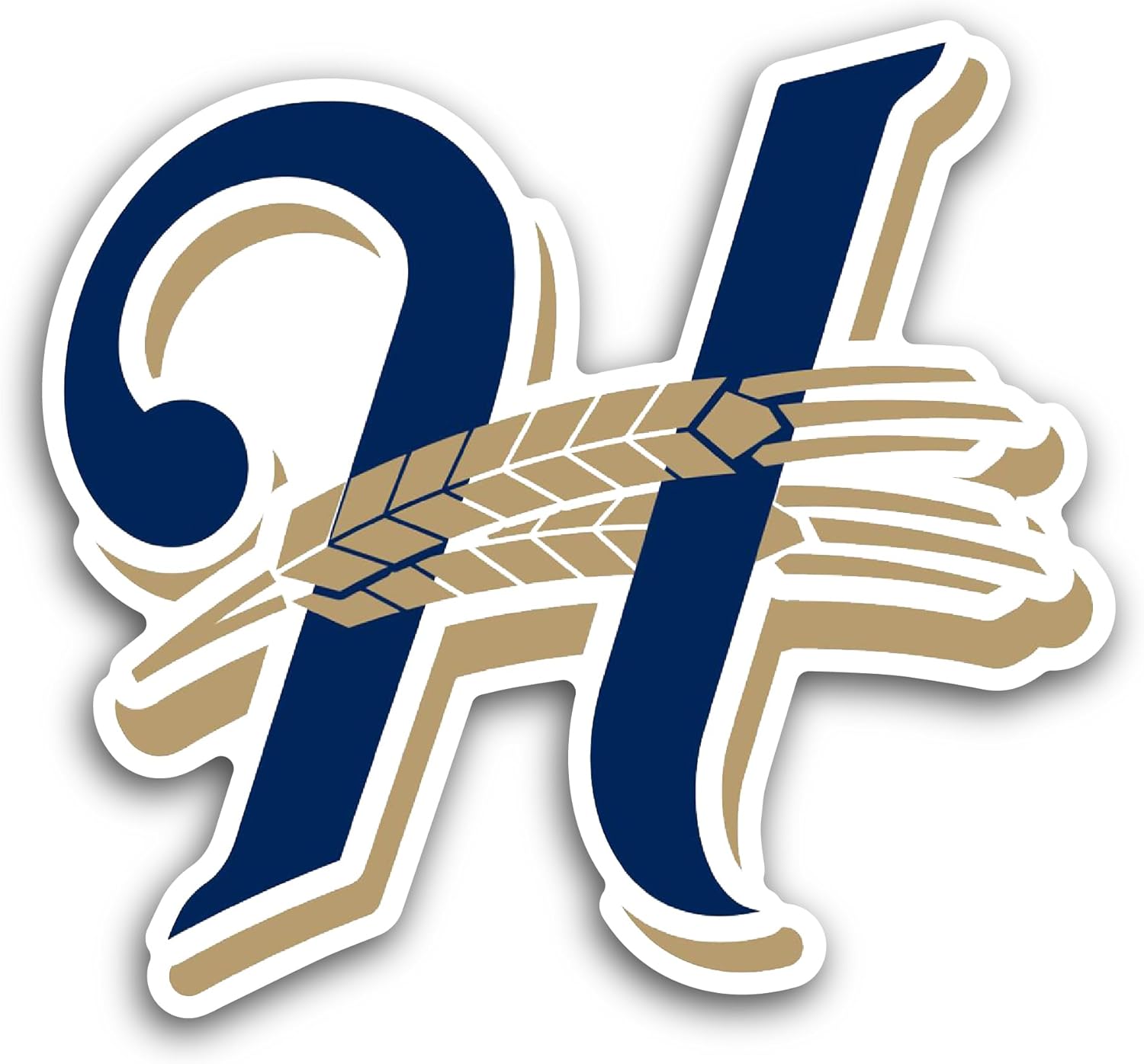 2 (Pieces) 3" and 5" H3lena Logo Decal Sticker, Waterproof Vinyl Decals for Many Purpose Like Cars, Trucks, Laptops, Phones, Windows and More