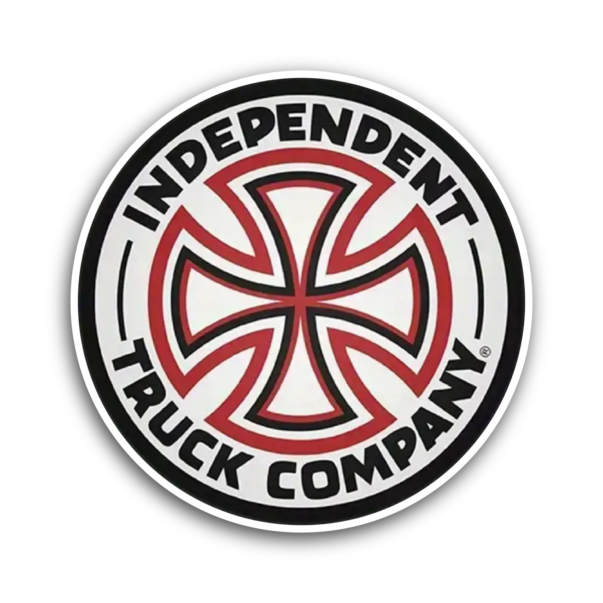 2 (Pieces) 3" and 5" Independent Truck Company Sticker, Waterproof Vinyl Decals for Many Purpose Lik