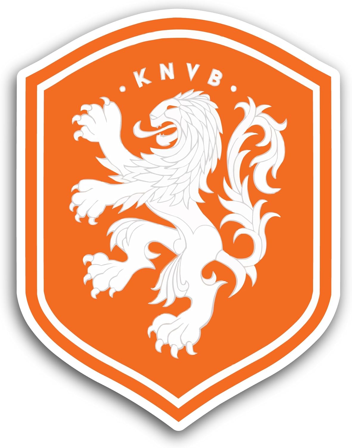 2 (Pieces) 3" and 5" R0yal Dutch Sticker, Waterproof Vinyl Decals for Many Purpose Like Cars, Trucks, Laptops, Phones, Windows and More